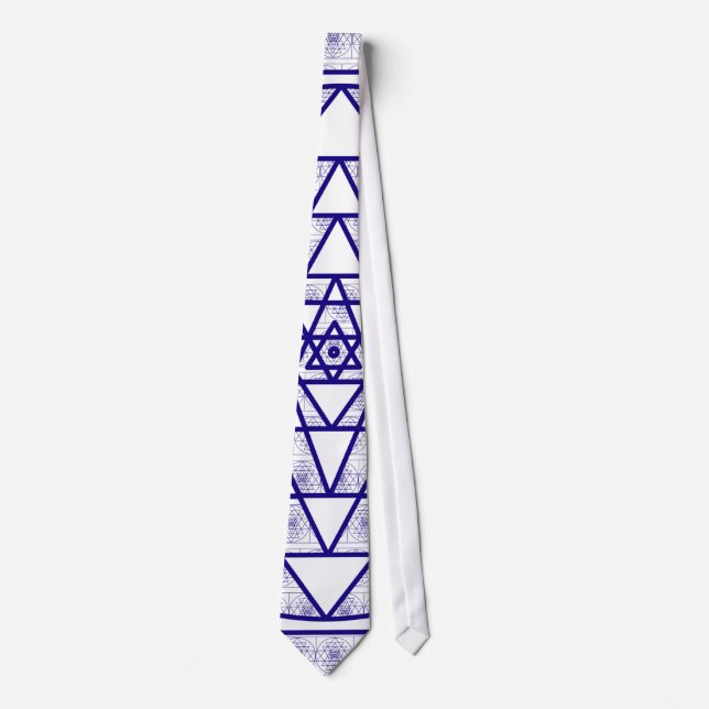 Sri Yantra Tie (Front)