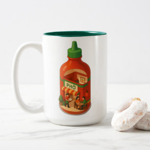 Sriracha Pho Shop Two-Tone Coffee Mug