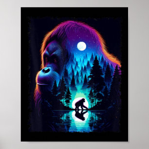 Srit Animal Orangutan Men Women Kids Christmas  Poster