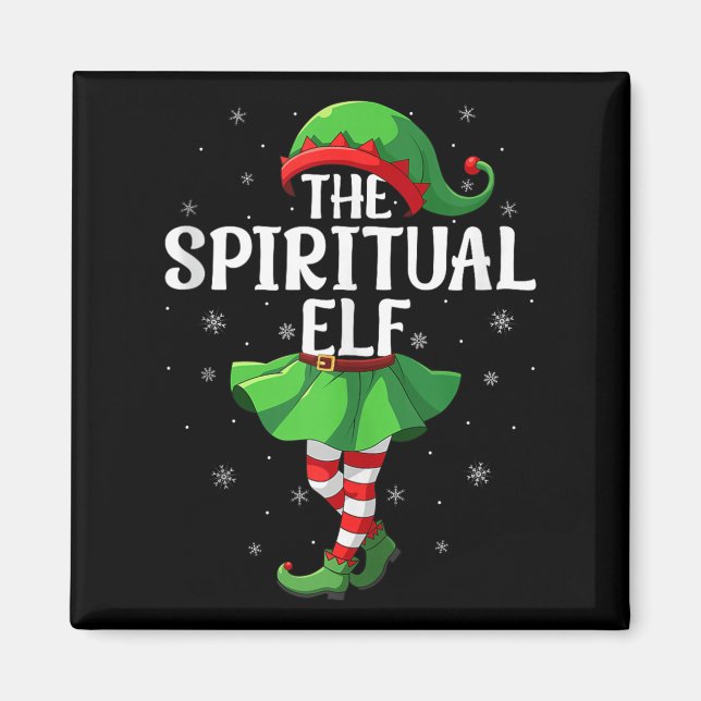 Sritual Elf Christmas Girls Women Elf Squad Xmas F Magnet (Front)