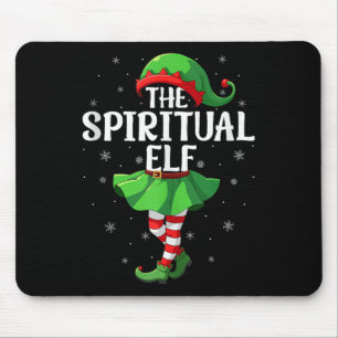 Sritual Elf Christmas Girls Women Elf Squad Xmas F Mouse Pad