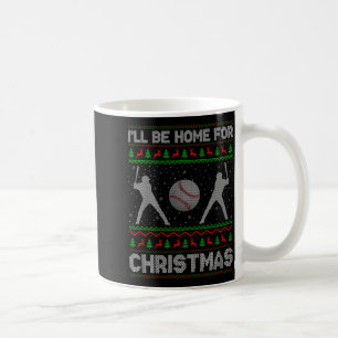 Srty Baseball Player Ugly Christmas Sweaters Xmas  Coffee Mug