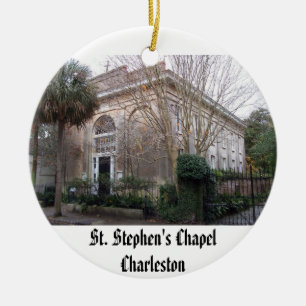 ss2, St. Stephen's ChapelCharleston Ceramic Tree Decoration