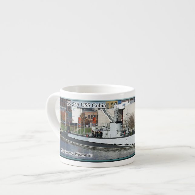 SS 245 Cobia espresso mug (Front Left)
