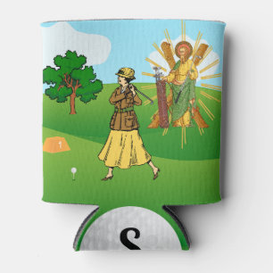 SS. Andrew & Jude with 2 Female Golfers Can Cooler