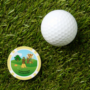 SS. Andrew & Jude with 2 Female Golfers Poker Chips