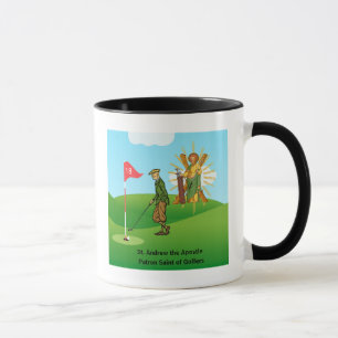 SS. Andrew & Jude with 2 Male Golfers Mug