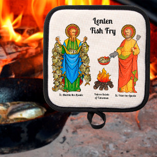 SS. Andrew & Peter's Fish Fry Cookout (Plain) Pot Holder