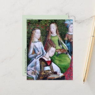 SS. Apollonia and Lucy (with St. Ursula) Postcard