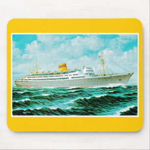 ss Bergensfjord at Sea Mouse Pad