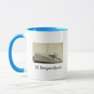 SS Bergensfjord Norwegian Ship Coffee Mug
