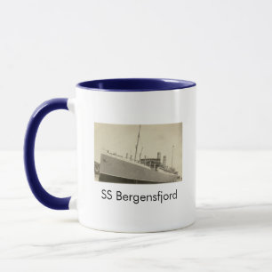 SS Bergensfjord Norwegian Ship Coffee Mug