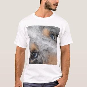 SS Blue Merle White and Tan eyes clothes T-Shirt