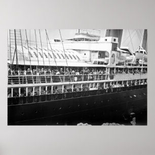 SS City of New York Poster