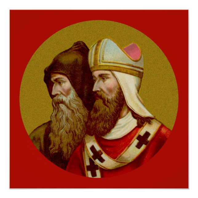 SS. Cyril & Methodius (M 001) 20"x20" Poster #1 (Front)