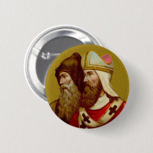 SS. Cyril & Methodius (M 001) 6 Cm Round Badge
