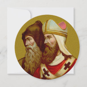 SS. Cyril & Methodius (M 001)  Blank Greeting Card