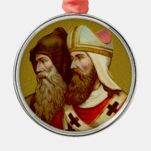 SS. Cyril & Methodius (M 001) Premium Metal Ornament