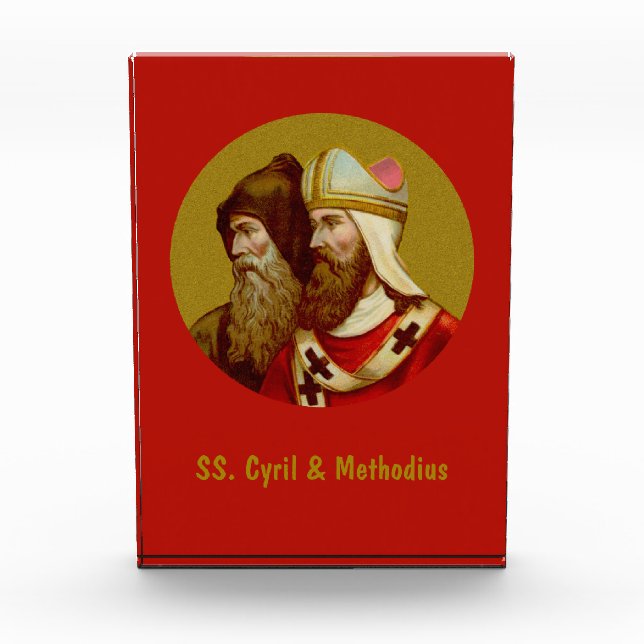 SS. Cyril & Methodius (M 001) Vertical Photo Block (Front)
