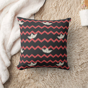 SS Georgie Boat Chevron Pattern Cushion