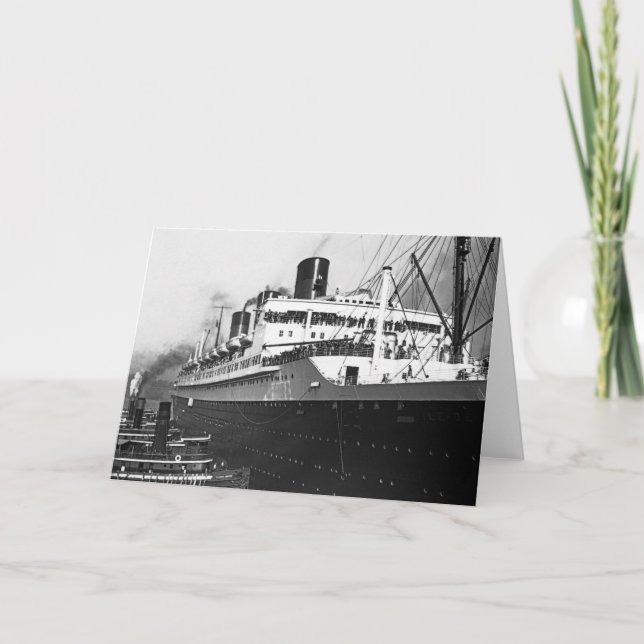 SS Ile de France Card (Front)