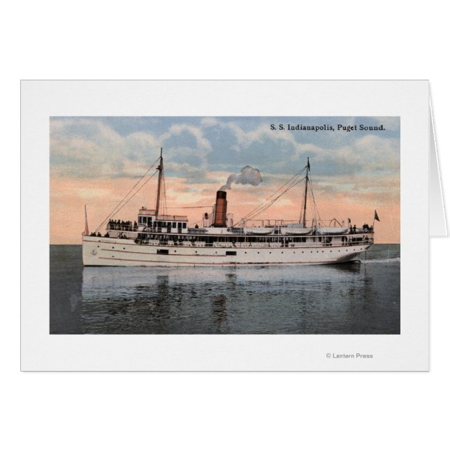 SS Indianapolis Steamer View (Front Horizontal)