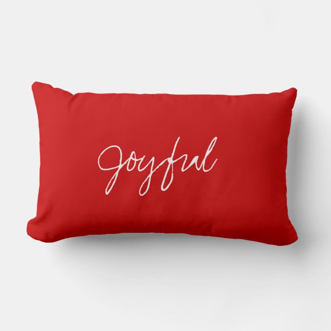 S's Joyful Heart Pillow (Front)