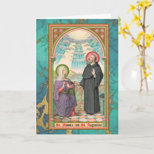 SS. Monica and Augustine at Ostia (SAU 047) Card
