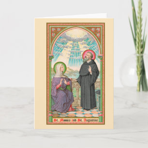 SS. Monica and Augustine at Ostia (SAU 047) Card