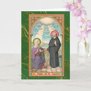 SS. Monica and Augustine at Ostia (SAU 047) Card