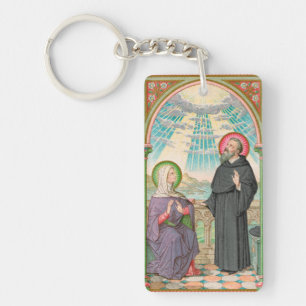 SS. Monica and Augustine at Ostia (SAU 047) Key Ring