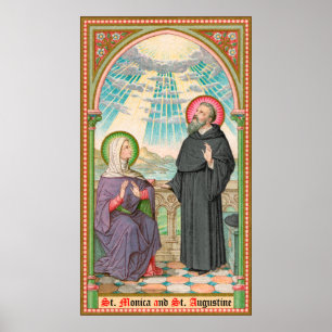 SS. Monica and Augustine at Ostia (SAU 047) Poster