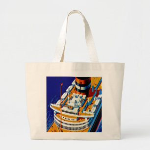 SS Nieuw Amsterdam Large Tote Bag