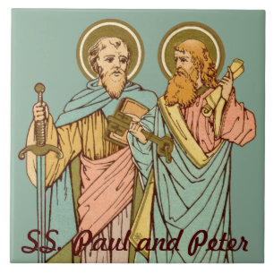 SS. Paul and Peter, Apostles (RLS 13 & 14) Ceramic Tile