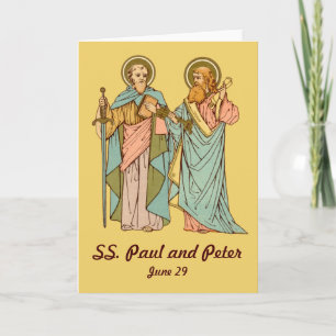 SS. Paul and Peter (RLS 13&14) Blank Greeting Card