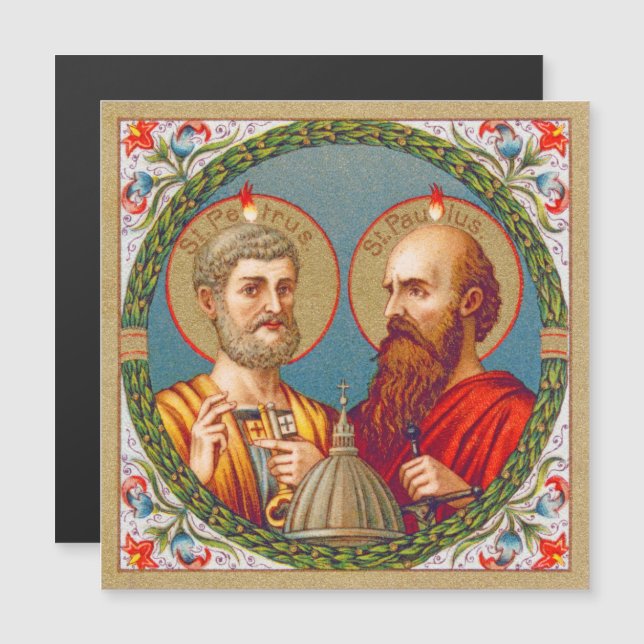 SS Peter and Paul, Apostles (JMAS01) Magnetic Card (Front/Back)