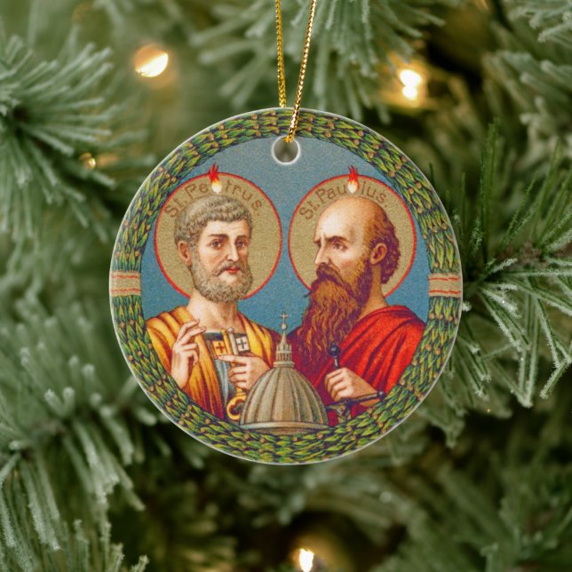 SS. Peter and Paul, Apostles (JMAS 01) Ceramic Ornament (Tree)