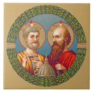 SS. Peter and Paul, Apostles (JMAS 01) Ceramic Tile