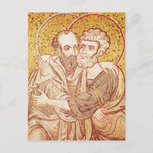 SS. Peter and Paul Embracing Postcard