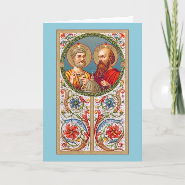 SS. Peter and Paul  (JMAS 01) Blank Greeting Card (Front)