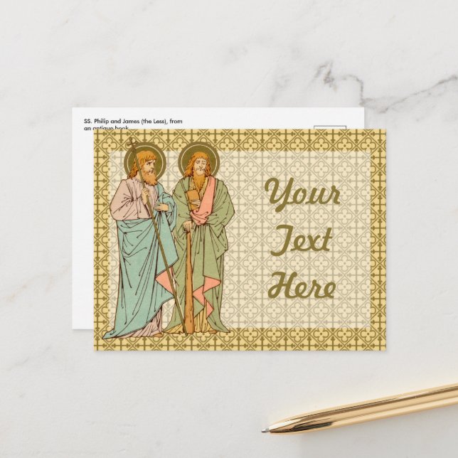 SS. Philip & James the Less (RLS 15) Postcard (Front/Back In Situ)