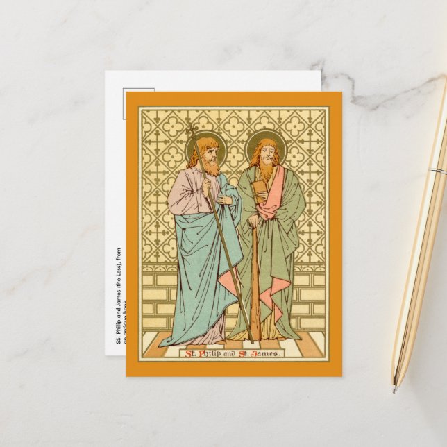 SS. Philip & James the Less (RLS 15) Postcard (Front/Back In Situ)