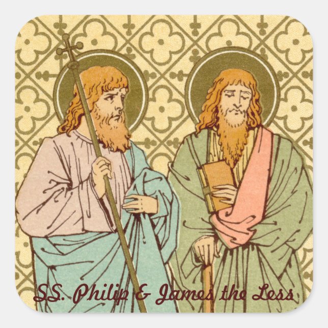 SS. Philip & James the Less (RLS 15) Square Sticker (Front)