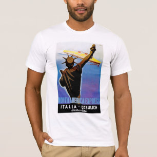 ss Rex passing Statue of Liberty T-Shirt