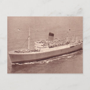 SS Rhodesia Castle, Union Castle Line Postcard