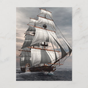 SS Savannah Postcard