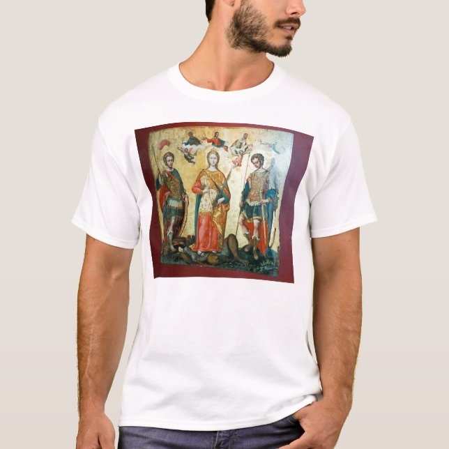 Ss. Sergius, Justina, & Bacchus T-Shirt (Front)