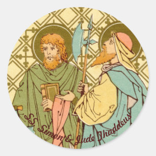 SS. Simon and Jude Thaddeus (RLS 16) Classic Round Sticker