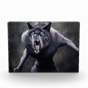 sscary werewolf photo block
