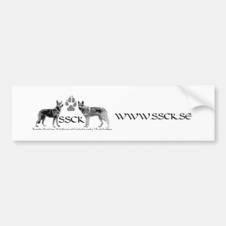 SSCK Bildekal Bumper Sticker